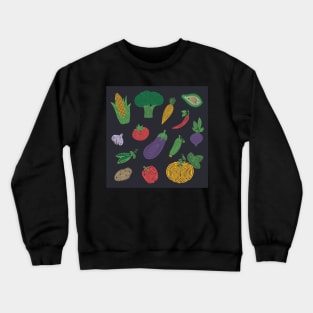 Hypno veggies Crewneck Sweatshirt